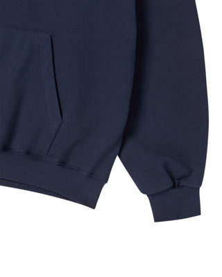 BORDER LINE BASIC LOGO HOODIE DARK NAVY