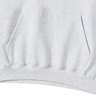BORDER LINE BASIC LOGO HOODIE MELANGE