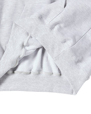 BORDER LINE BASIC LOGO HOODIE MELANGE