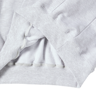 BORDER LINE BASIC LOGO HOODIE MELANGE