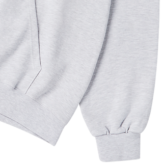 BORDER LINE BASIC LOGO HOODIE MELANGE