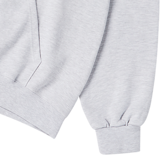 BORDER LINE BASIC LOGO HOODIE MELANGE