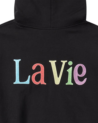 COLOR LOGO HOODIE BLACK