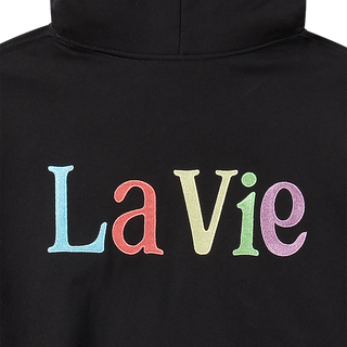 COLOR LOGO HOODIE BLACK