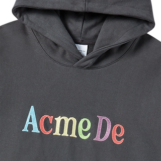COLOR LOGO HOODIE CHARCOAL