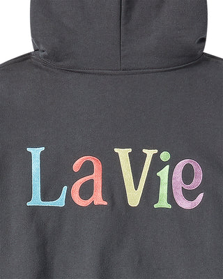 COLOR LOGO HOODIE CHARCOAL