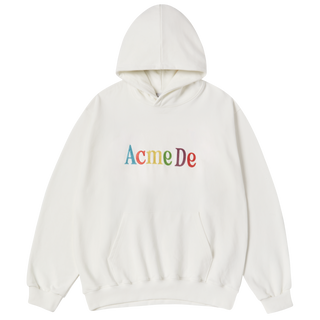 COLOR LOGO HOODIE CREAM