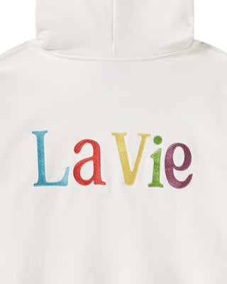 COLOR LOGO HOODIE CREAM