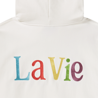 COLOR LOGO HOODIE CREAM