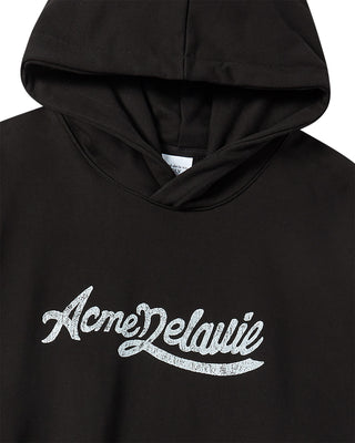 CURSIVE LOGO HOODIE BLACK