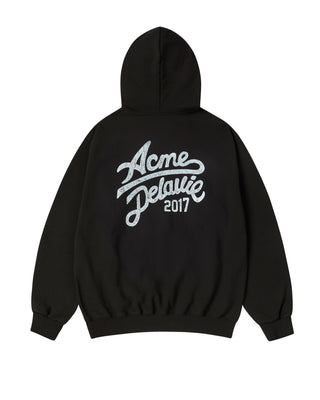 CURSIVE LOGO HOODIE BLACK