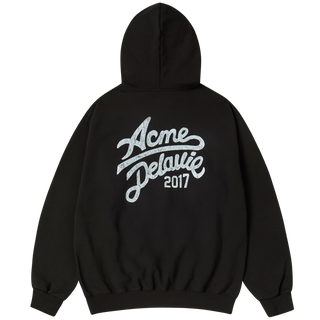 CURSIVE LOGO HOODIE BLACK