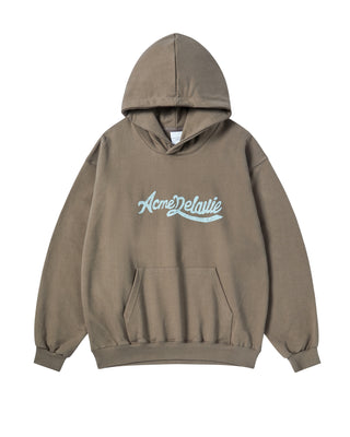 CURSIVE LOGO HOODIE COCOA