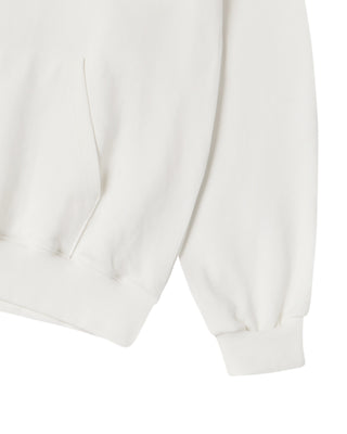 CURSIVE LOGO HOODIE CREAM