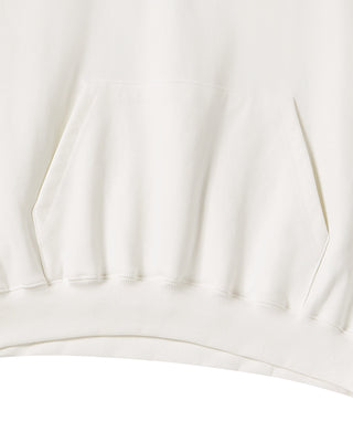 CURSIVE LOGO HOODIE CREAM