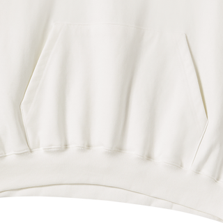 CURSIVE LOGO HOODIE CREAM