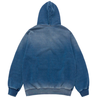DENIM EFFECT ZURRY HOODIE NAVY