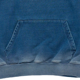 DENIM EFFECT ZURRY HOODIE NAVY
