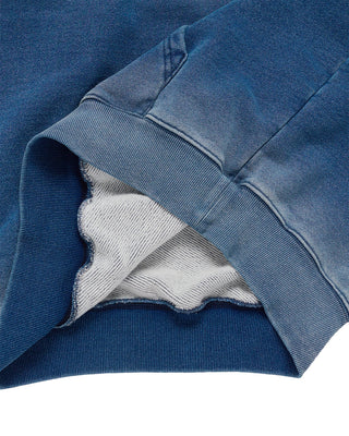 DENIM EFFECT ZURRY HOODIE NAVY