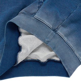 DENIM EFFECT ZURRY HOODIE NAVY