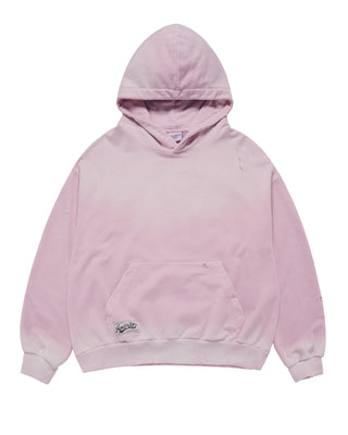 DISTRESSED HOODIE LIGHT PINK