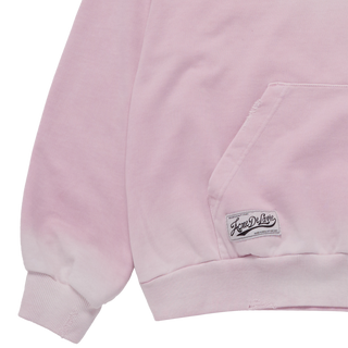 DISTRESSED HOODIE LIGHT PINK