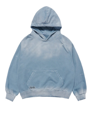 DISTRESSED HOODIE SKY BLUE