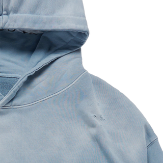 DISTRESSED HOODIE SKY BLUE
