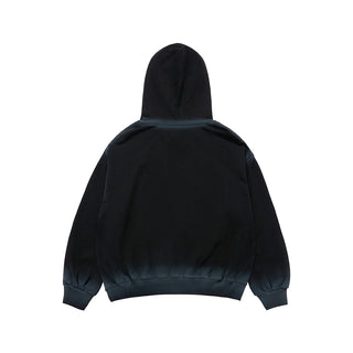 LINE HAND SPRAY HOODIE BLACK