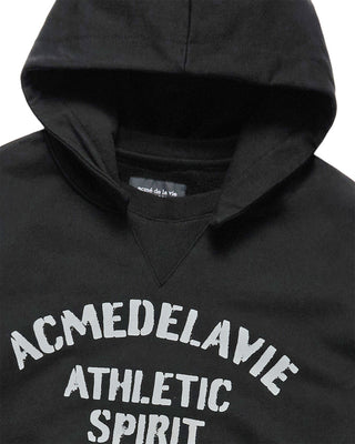 PAINT EFFECT HOODIE BLACK