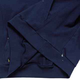 PAINT EFFECT HOODIE LIGHT NAVY