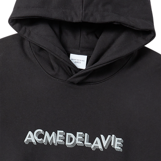 3D LOGO HOODIE BLACK