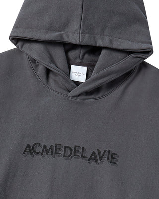 3D LOGO HOODIE CHARCOAL