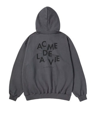 3D LOGO HOODIE CHARCOAL