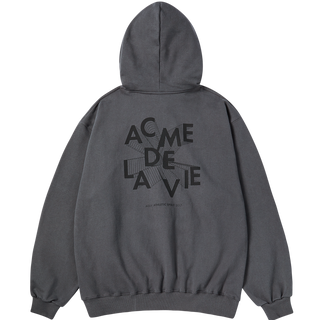 3D LOGO HOODIE CHARCOAL