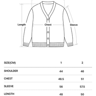 V NECK SOLID CARDIGAN BEIGE