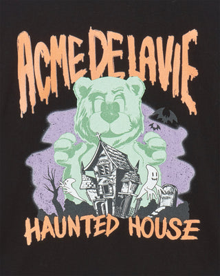 AC BEAR HALLOWEEN LONG SLEEVE T-SHIRT BLACK