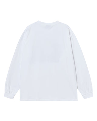 AC BEAR HALLOWEEN LONG SLEEVE T-SHIRT WHITE