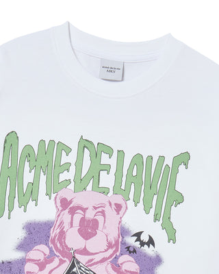 AC BEAR HALLOWEEN LONG SLEEVE T-SHIRT WHITE