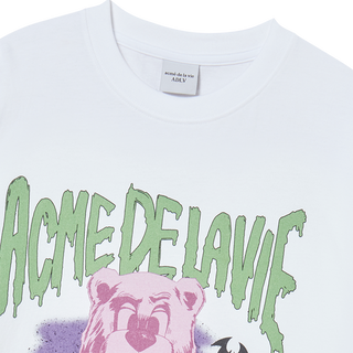 AC BEAR HALLOWEEN LONG SLEEVE T-SHIRT WHITE