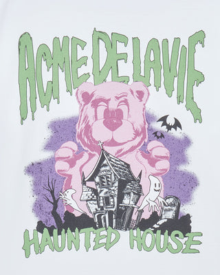 AC BEAR HALLOWEEN LONG SLEEVE T-SHIRT WHITE