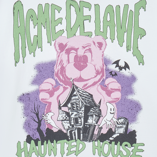 AC BEAR HALLOWEEN LONG SLEEVE T-SHIRT WHITE