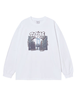 BROOKLYN BRIDGE LONG SLEEVE WHITE