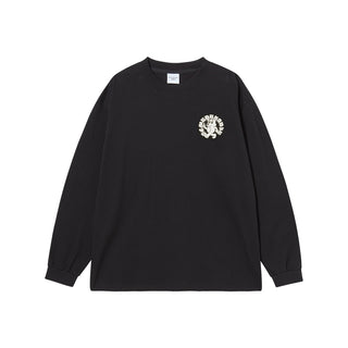 WALKING AC BEAR LONG SLEEVE T-SHIRT BLACK