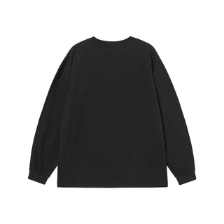 WALKING AC BEAR LONG SLEEVE T-SHIRT BLACK