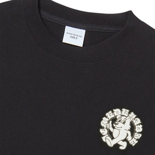 WALKING AC BEAR LONG SLEEVE T-SHIRT BLACK