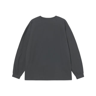 WALKING AC BEAR LONG SLEEVE T-SHIRT CHARCOAL
