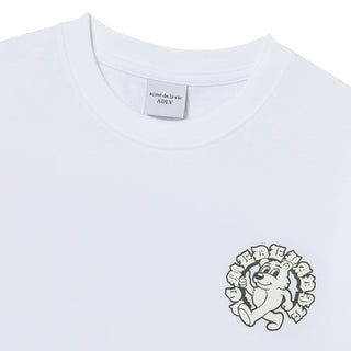 WALKING AC BEAR LONG SLEEVE T-SHIRT WHITE