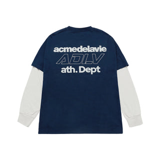 DOUBLE LAYER ADLV LONG SLEEVE T-SHIRT DARK NAVY