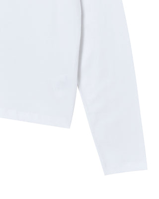 WOMAN PRINCESS FONT LONG SLEEVE T-SHIRT WHITE